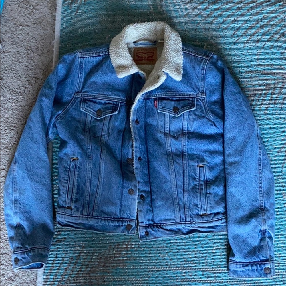 Levi Strauss & Co Sherpa Lined Jean Jacket